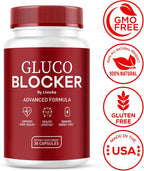 GlucoBlocker, 60 Cápsulas – Fórmula Premium de Vitaminas Naturales
