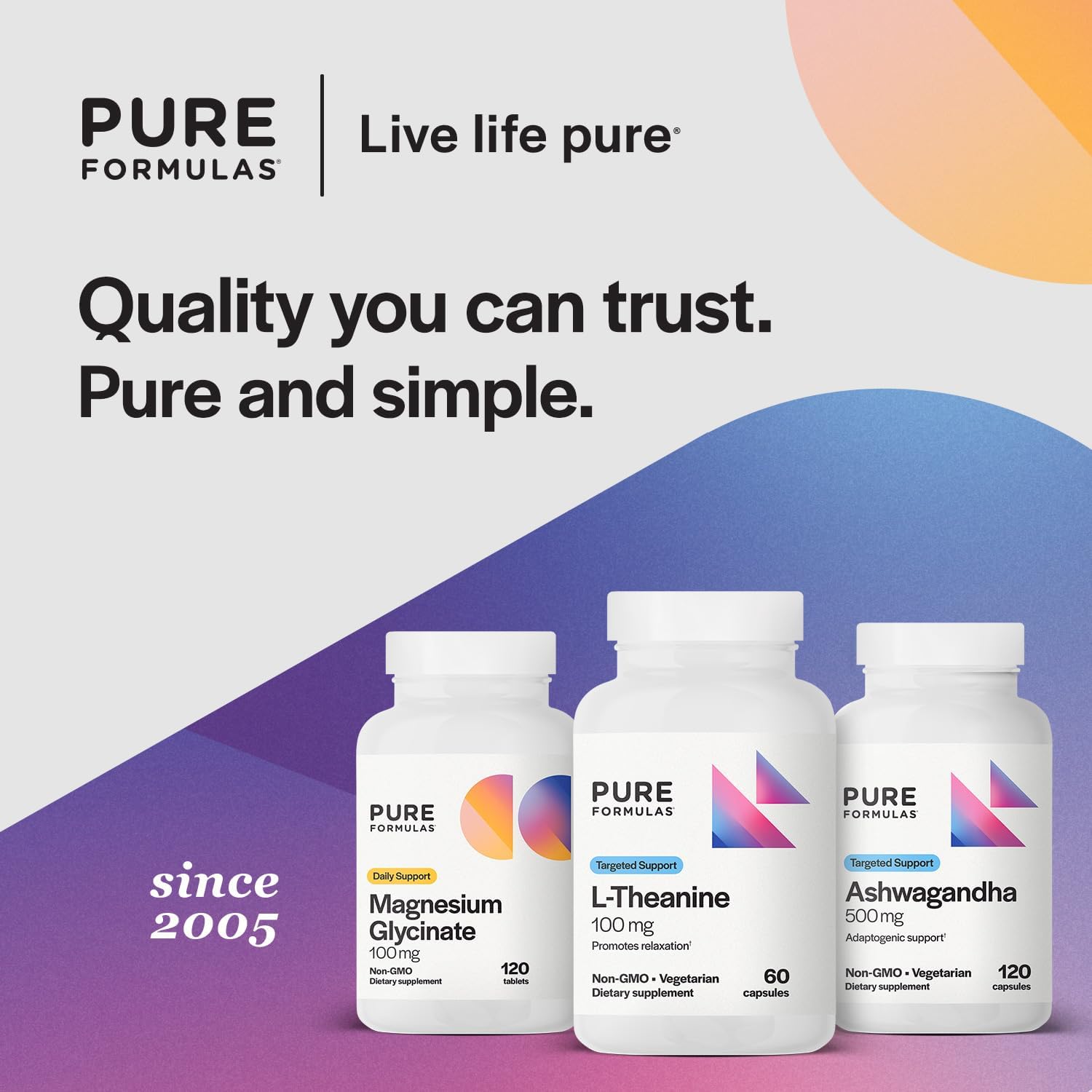 PureFormulas L-Teanina 100 mg - 60 Cápsulas Vegetarianas