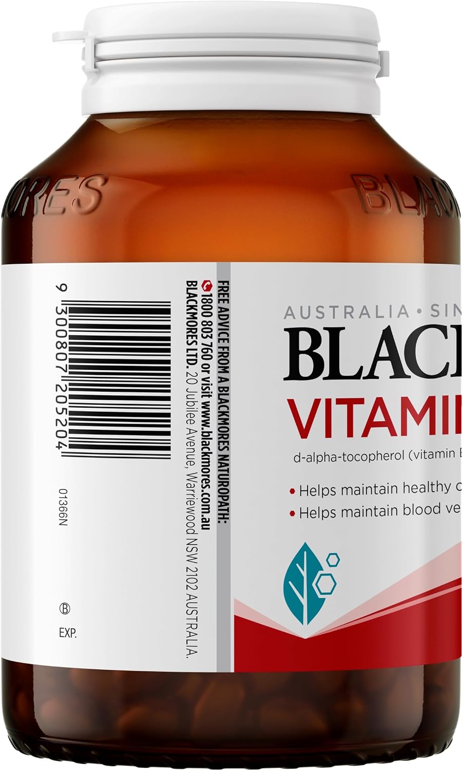 Blackmores Natural E 1000 UI, 100 Cápsulas