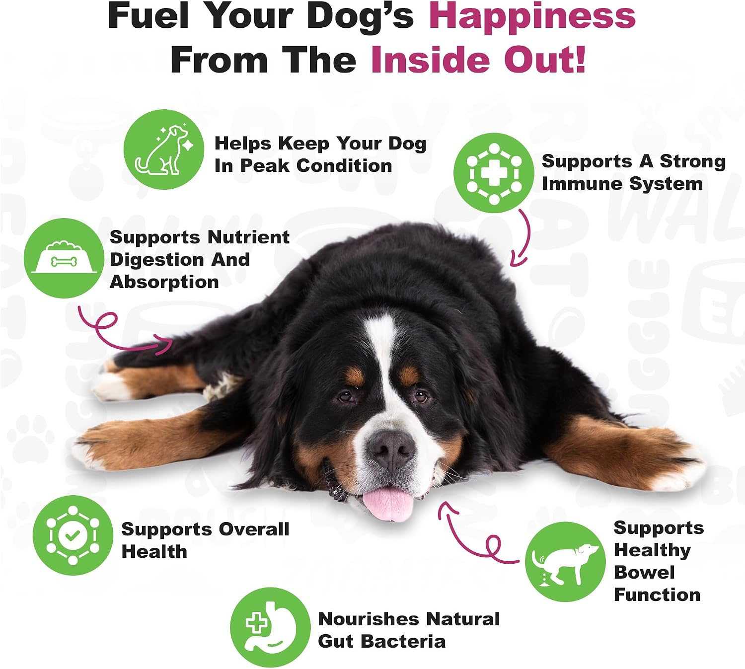 Doggie Dailies Probióticos para Perros - Masticables de Pato (225 unidades)
