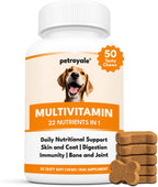 Petroyale 22 en 1 Snacks Multivitamínicos para Perros - 50 Snacks Blandos