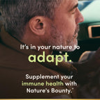 Nature's Bounty Immune 24 Hour +, Vitamina C con Ester-C, 1000 mg, Vitamina D y Zinc, Cápsulas Blandas, 50 Unidades