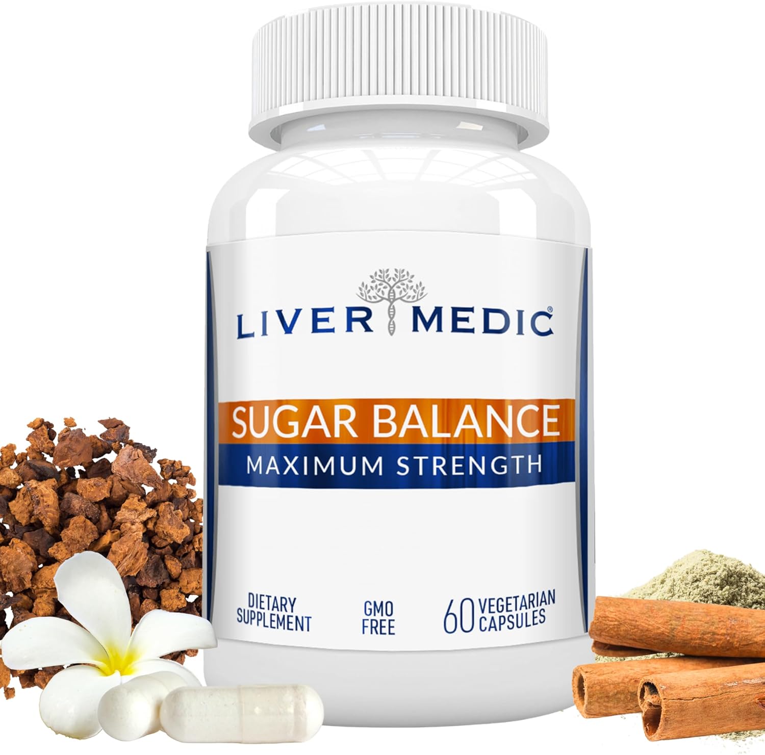 Liver Medic Blood Sugar Complex - 120 Cápsulas