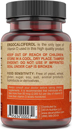 Deva Vegan Vitamins Vitamina D 800 IU - 90 Tabletas Veganas