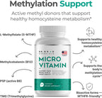 Dr Brad MicroVitamin | Multivitamínico metilado + luteína/zeaxantina + D3/K2