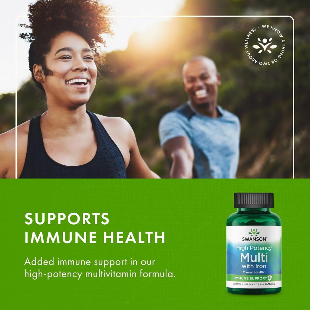 Swanson Multi High Potency - Complete Multivitamin 120 Softgels