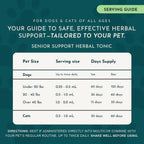 Animal Essentials Senior Support para Perros y Gatos - Suplemento Herbal