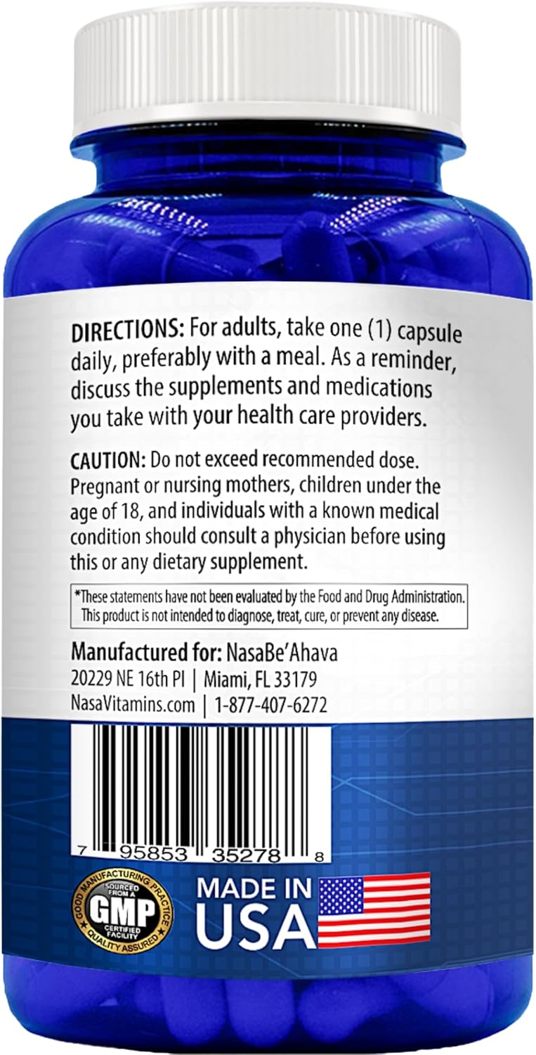 NasaBeahava SAM-e (S-Adenosil-L-Metionina) 1000mg por dosis - Suplemento de alta potencia (45 días)