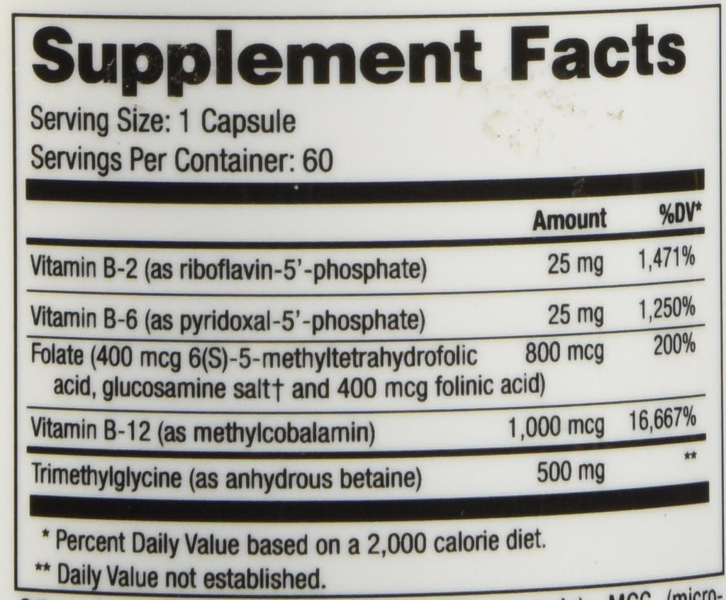 NuMedica Methyl-Plex B 60 Cápsulas Vegetales