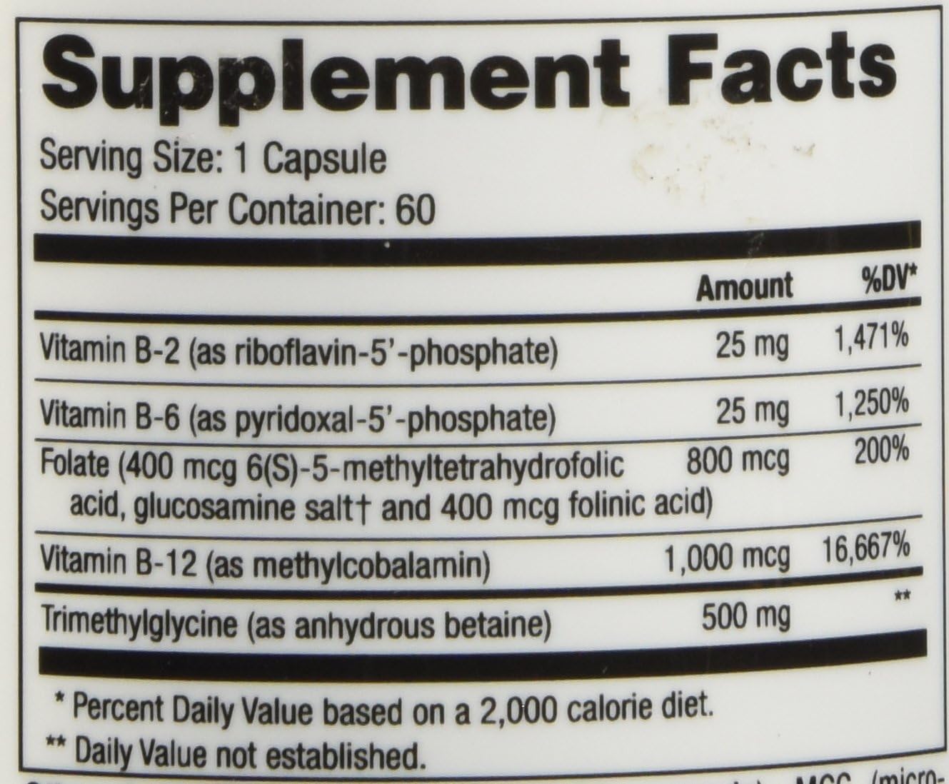 NuMedica Methyl-Plex B 60 Cápsulas Vegetales