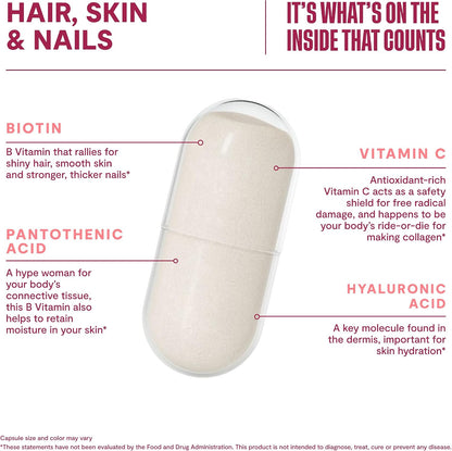 Habit Hair, Skin & Nails - Complemento para Cabello, Piel y Uñas (60 Cápsulas) – Image 6