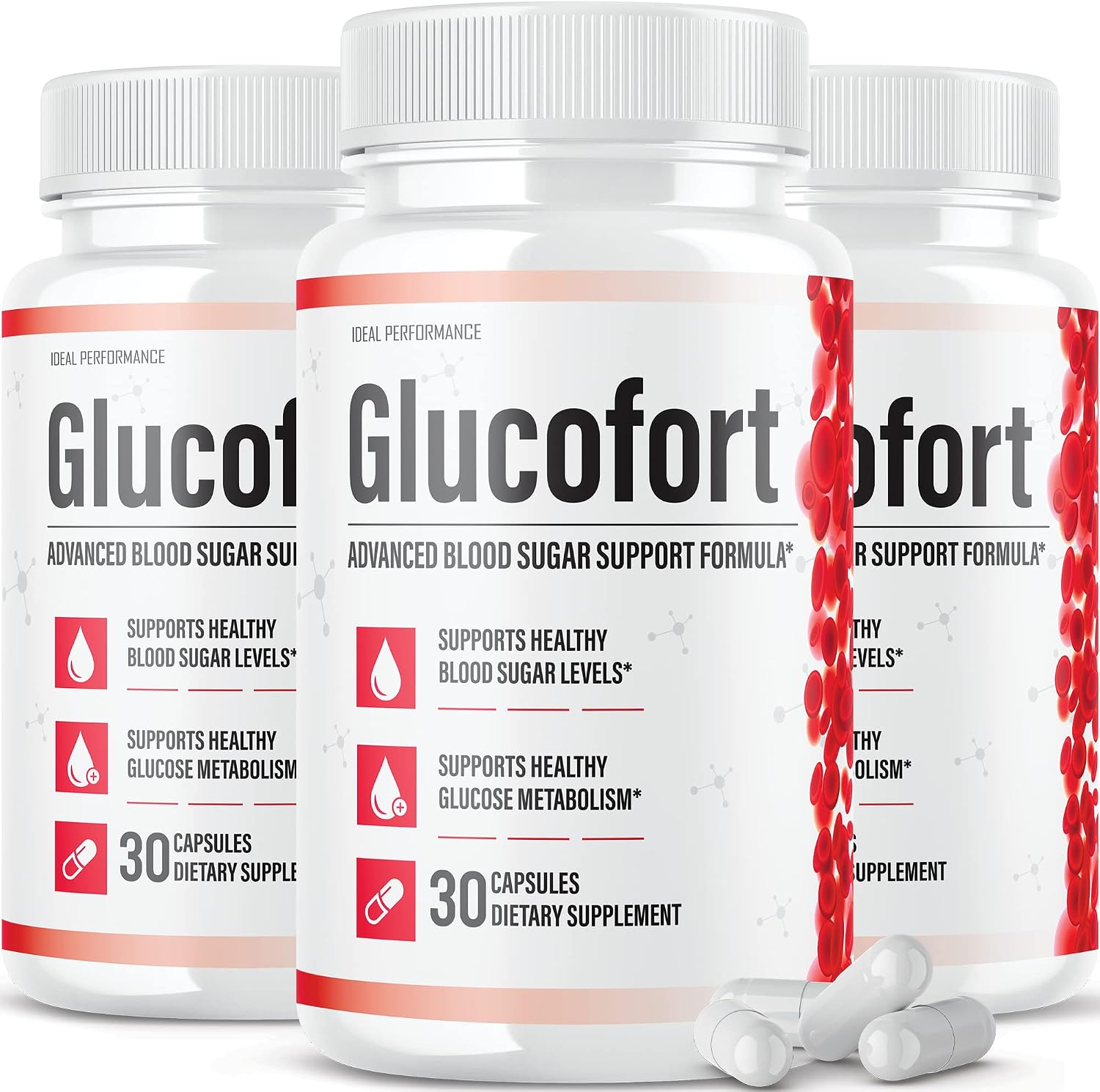 Glucofort - Fórmula de Apoyo en Cápsulas (3 Paquetes)