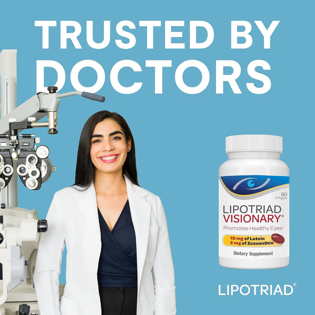 Lipotriad Visionary Vitaminas para los Ojos, 60 cápsulas, 30 días