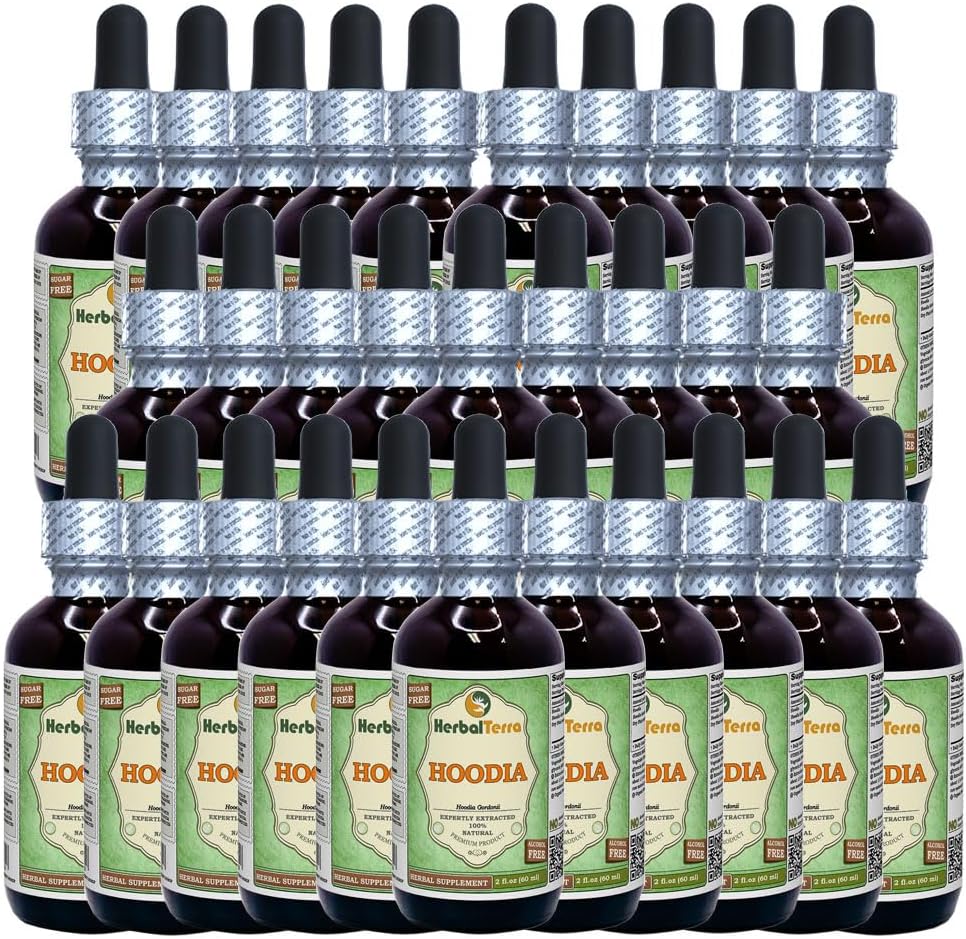 Tintura de Hoodia Gordonii - Extracto Líquido de Planta Seca (2x120 ml)