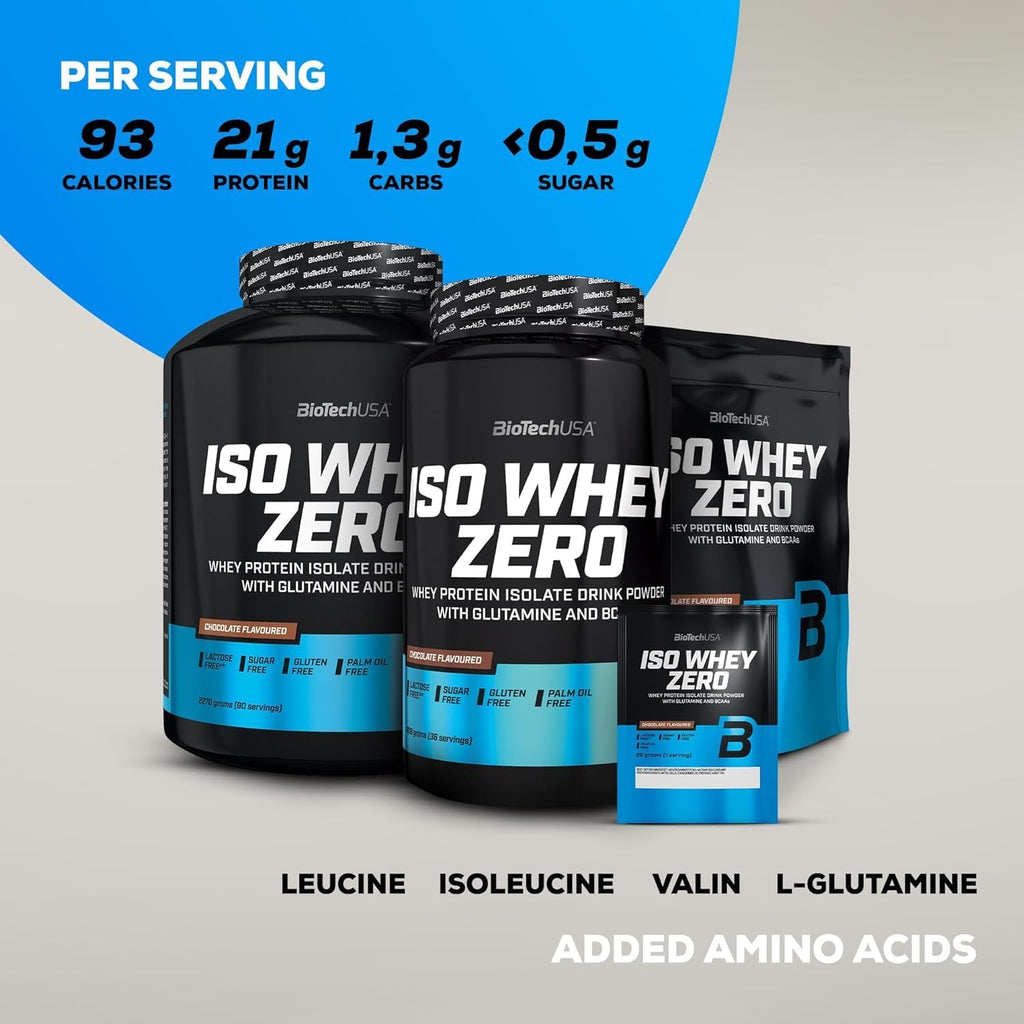 BioTech USA Iso Whey Zero Cookies & Cream 2.27 kg