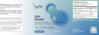 LUV Zen Drops Gotas de apoyo para el estrés con magnesio glicinato, vitamina D3, melisa, manzanilla, azafrán y L-teanina. Vegano, sin gluten, 30 dosis
