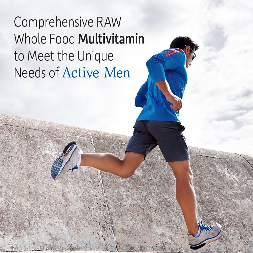 Garden of Life Multivitamínico para Hombres - Vitamin Code Raw Whole Food, Probióticos, Vegetariano, 240 Cápsulas
