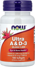 Now Foods Ultra A & D, 100 Cápsulas Blandas