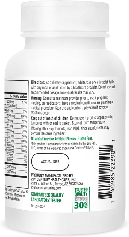 21st Century Sentry Senior Tablets, 125 Comprimidos – Image 10