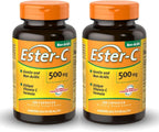 American Health Ester-C 500 mg - 120 Cápsulas (Paquete de 2) - Apoyo Inmunológico 24 Horas