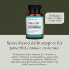 Terraflora Deep Immune Sinbiótico - Probiótico de Esporas, Prebiótico y Postbiótico, 60 Cápsulas