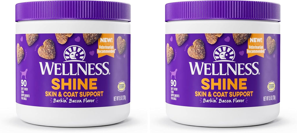 Wellness Soft Chews Sabor Salmón - Suplemento Inmune y Alergias para Perros, 45 unidades