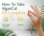ALGAECAL D3 Complete - Combinación de Vitamina D3, K2, A y E, 180 Cápsulas Blandas (3 Envases)
