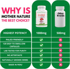 Aguaje Curves Cápsulas para Mujer 1000mg con Maca Roja y Cohosh Negro