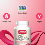 Citrus Bergamot 500 mg - 120 Cápsulas Veganas - Jarrow Formulas