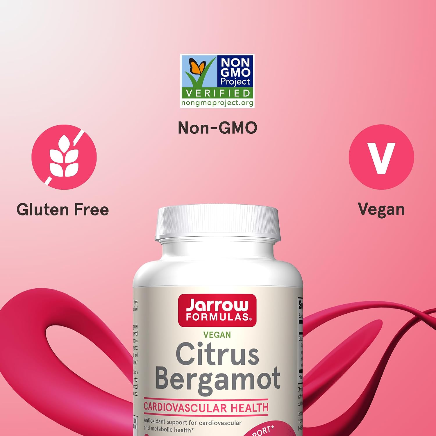 Citrus Bergamot 500 mg - 120 Cápsulas Veganas - Jarrow Formulas