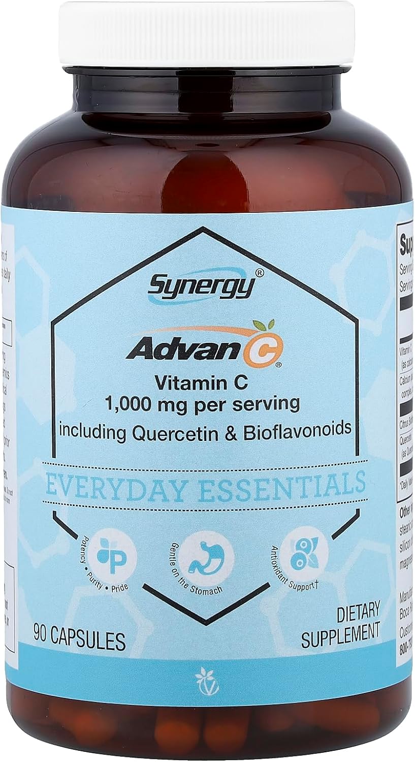Vitacost Synergy® Advan-C® con Quercetin y Bioflavonoids, 90 Cápsulas