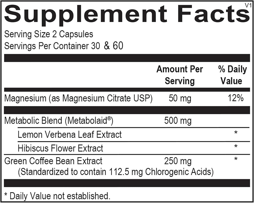 Lean-N-Wise Apoyo Digestivo y Energético con Café Verde, Hibisco, Hierba Luisa y Citrato de Magnesio | Fórmula Vegetal para el Bienestar Diario (60 Cápsulas)