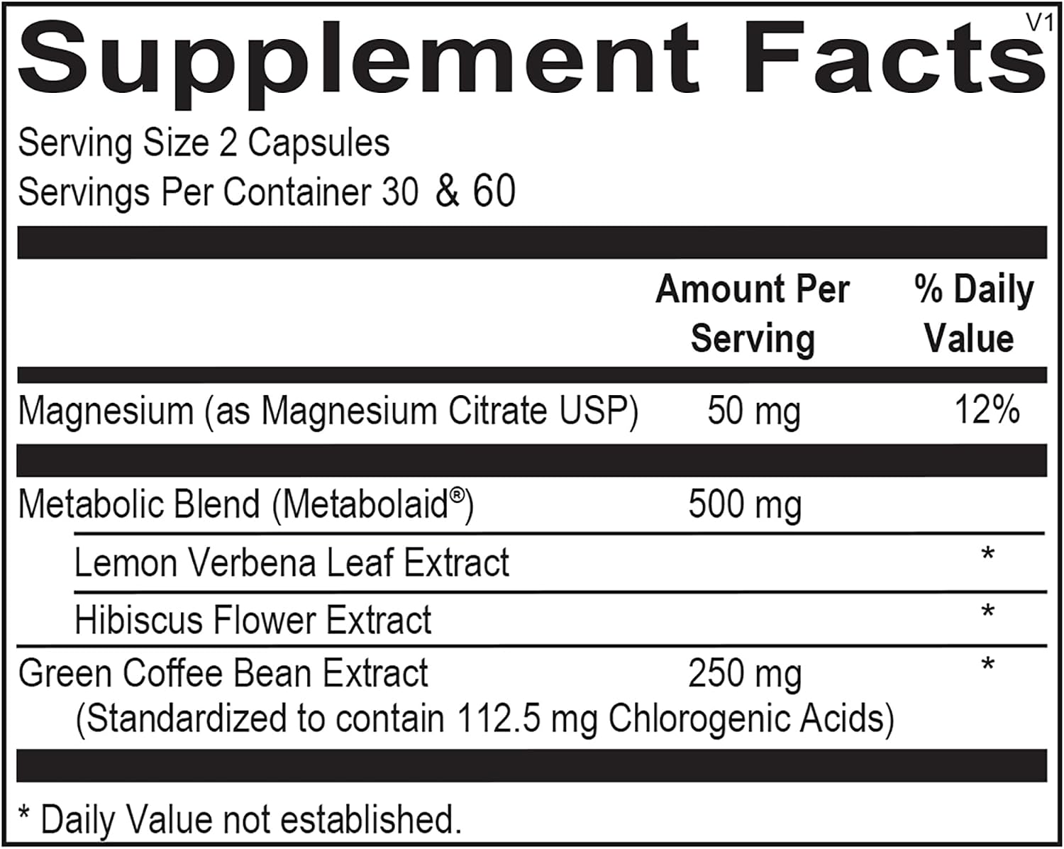 Lean-N-Wise Apoyo Digestivo y Energético con Café Verde, Hibisco, Hierba Luisa y Citrato de Magnesio | Fórmula Vegetal para el Bienestar Diario (60 Cápsulas)