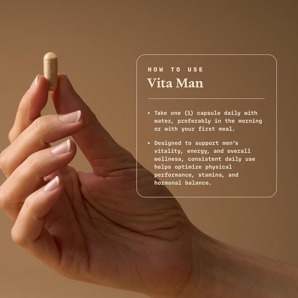 Ultra Life Sport VITA Man - Multivitamínico Premium para Hombres - 30 Cápsulas