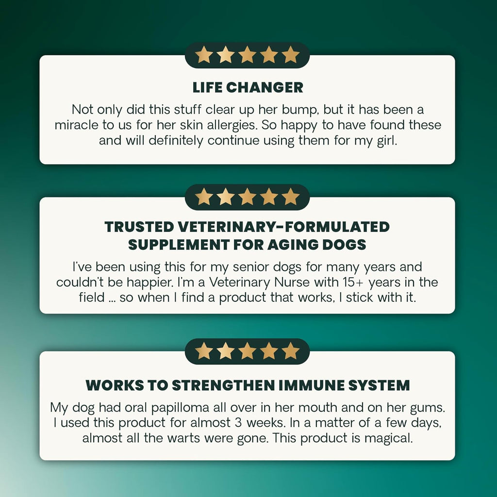 VetriScience Immunity Health - Complemento Antioxidante para Perros Medianos y Grandes, 120 Cápsulas