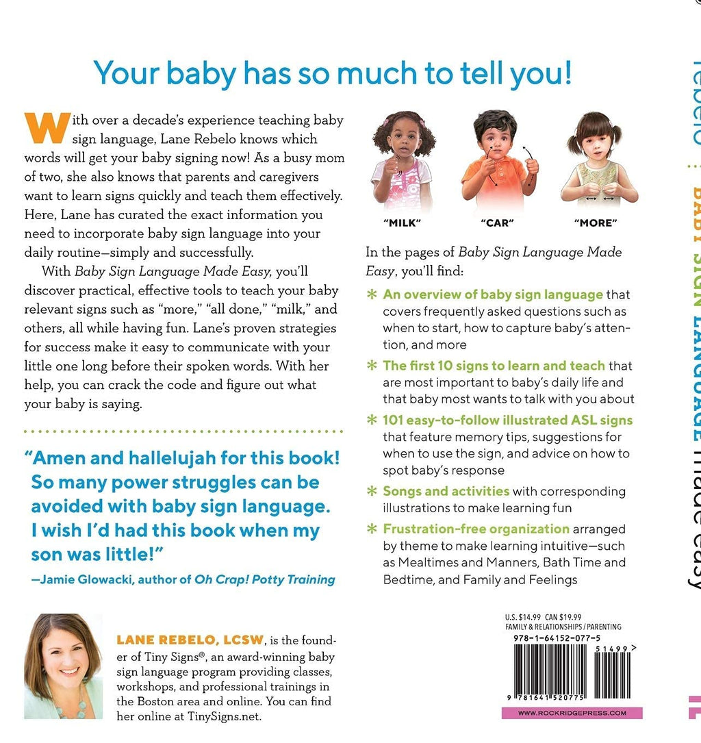 Baby Sign Language Made Easy: 101 Signs to Start Communicating with Your Child Now