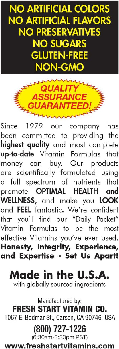 Daily Start All-in-One Daily Vitamin Pack - – Calidad garantizada: Fabricado en instalaciones con certificación – Image 4