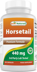 Best Naturals Cola de Caballo 440 mg 180 Cápsulas (Paquete de 2)