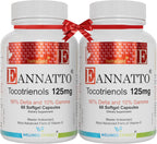 WELLNESS EXTRACT Eannatto Tocotrienols Vitamin E Supplements Tocopherol Free, Non-GMO, Gluten Free & Antioxidant125MG 60 Softgels (Pack of 3)