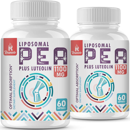 Liposomal Palmitoylethanolamide 1000 mg + Luteolina 100 mg - 120 Cápsulas Blandas