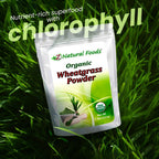 Polvo de Hierba de Trigo Orgánico - 5 Libras - 100% Puro, Crudo, No Transgénico, Vegano - Superalimento Verde para Batidos, Zumos y Recetas - Fuente de Proteína Vegetal Natural