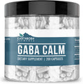 Earthborn Elements GABA (Ácido Gamma-Aminobutírico) 200 Cápsulas, Puro y Sin Aditivos