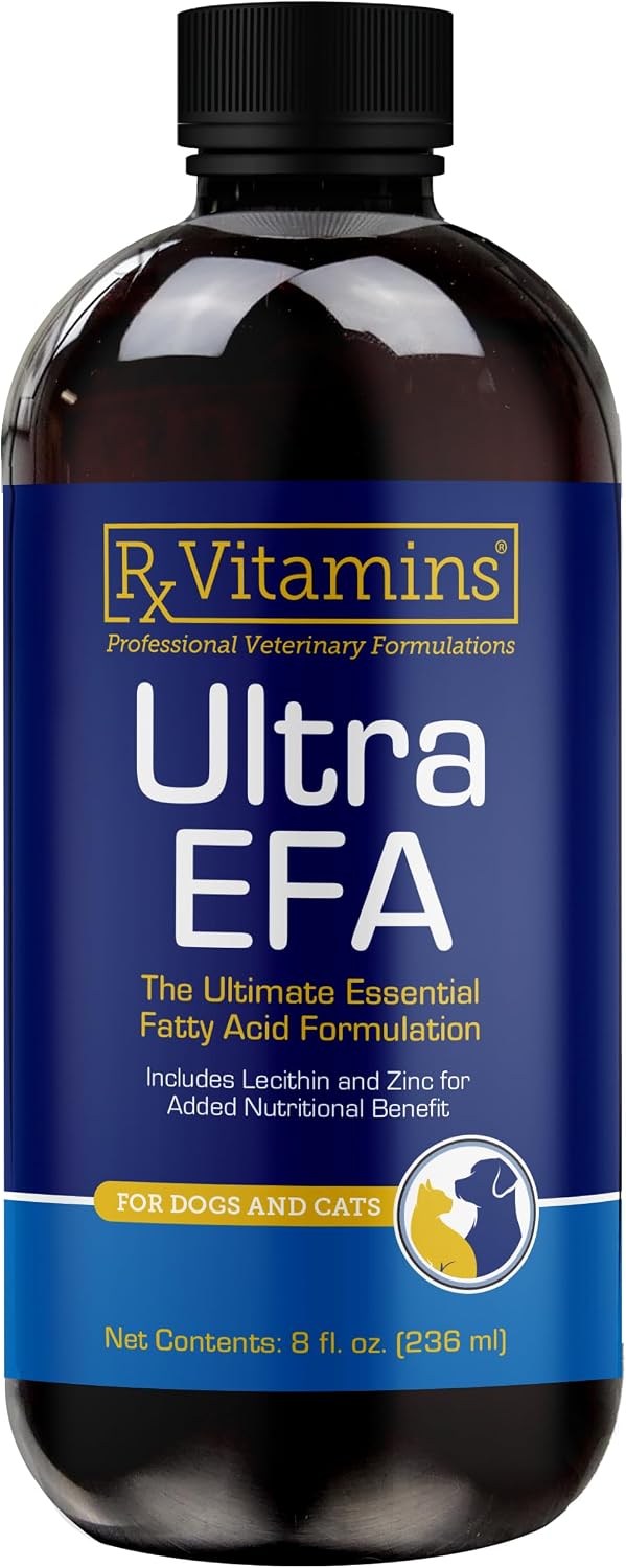 Rx Vitamins Ultra EFA Omega 3 Fish Oil para Perros y Gatos - 237 ml