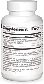Source Naturals Phosphatidyl Serine Matrix 500 mg - 30 Cápsulas Blandas