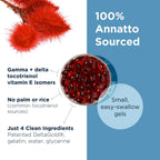Designs for Health Annatto-E 300 mg Tocotrienols - DeltaGold Vitamin E Complex Supplement with Delta + Gamma Tocotrienols - Cardiovascular, Healthy Aging + Antioxidant Support - Non-GMO (30 Softgels)