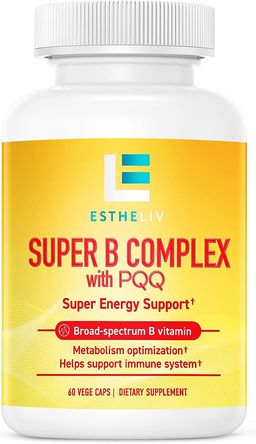 ESTHELIV® Super B Complex con PQQ - 60 Cápsulas Vegetales