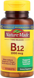 Nature Made Vitamina B-12 1000 mcg, 75 comprimidos de liberación prolongada