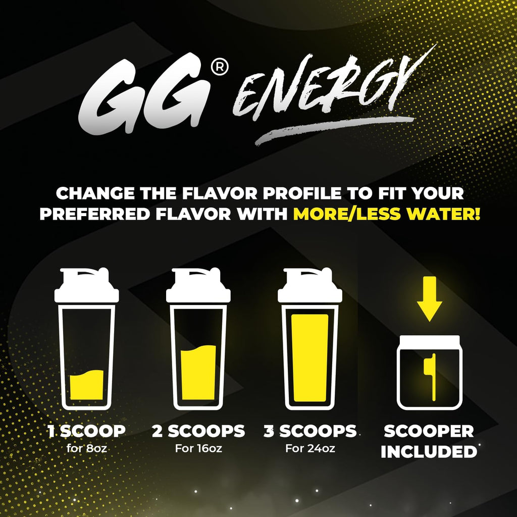 Gamer Supps GG Energy - CaseOh's Nuclear Bombsicle (100 Servings) - Keto Friendly Gaming Energy and Nootropic Blend, Sugar Free + Caffeine + Vitamins + Immune Support, Powder Drink