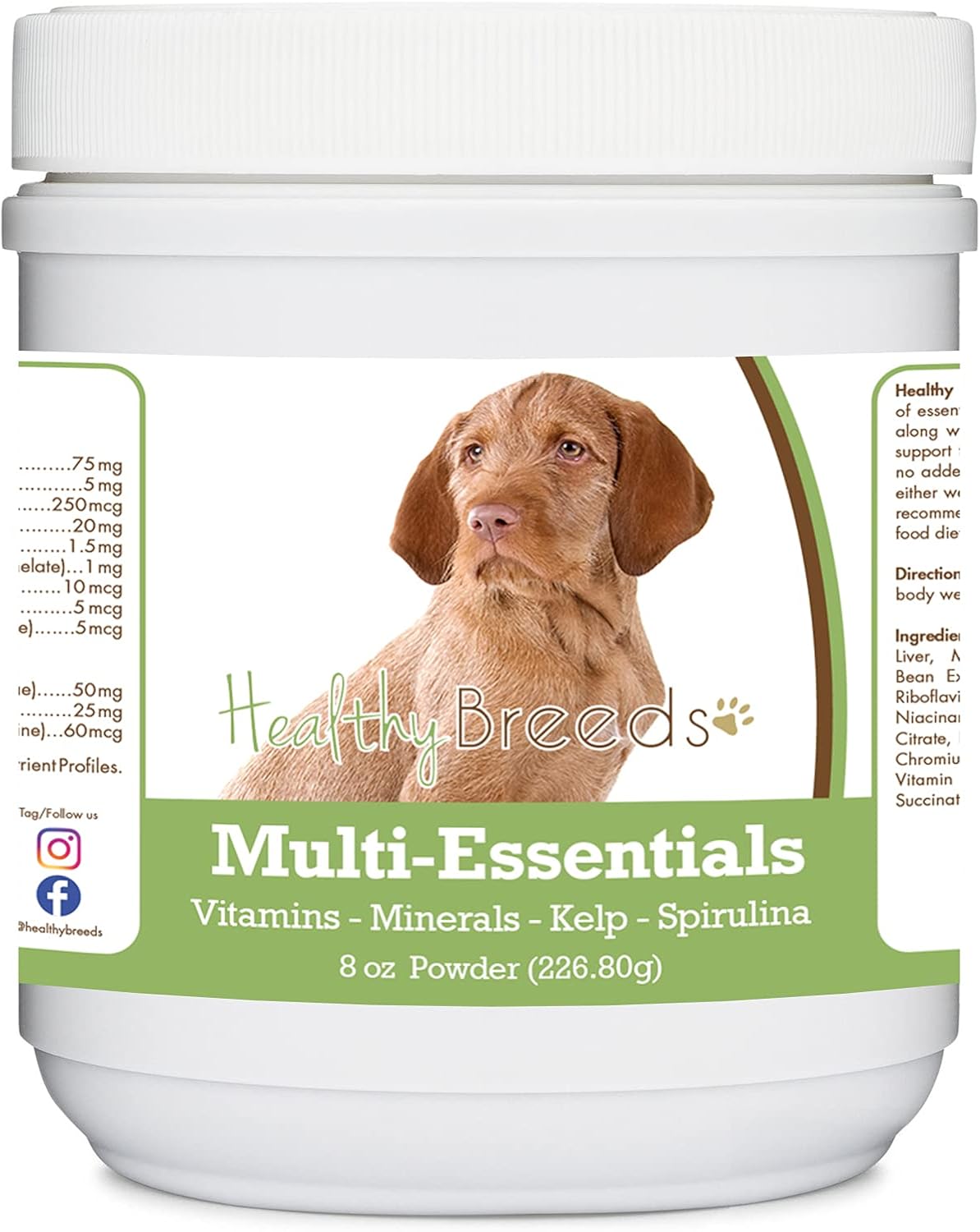 Healthy Breeds Multi-Essentials Powder for Dogs – Suplemento Multivitamínico para Perros 8 oz
