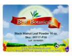Best Botanicals Hoja de Nogal Negro en Polvo 453g